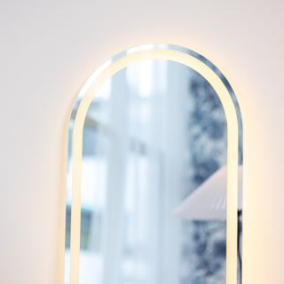 Lyra Oval LED Full-Length Mirror | 155 x 45cm - C&F Creation