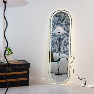 Lyra Oval LED Full-Length Mirror | 155 x 45cm - C&F Creation