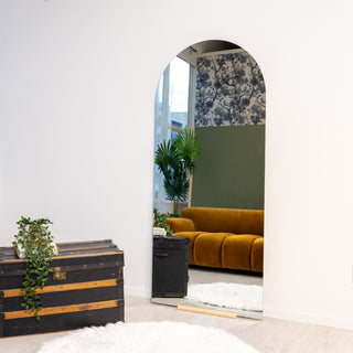 Rachelle Frameless Arched Floor Mirror | 180 x 80cm - C&F Creation