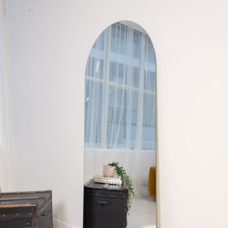 Rachelle Frameless Arched Floor Mirror | 180 x 80cm - C&F Creation