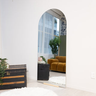 Rachelle Frameless Arched Floor Mirror | 180 x 80cm - C&F Creation