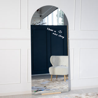 Rachelle Frameless Arched Floor Mirror | 180 x 80cm - C&F Creation