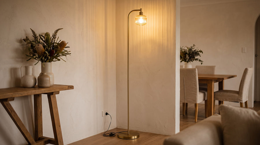 How tall should a floor lamp be?