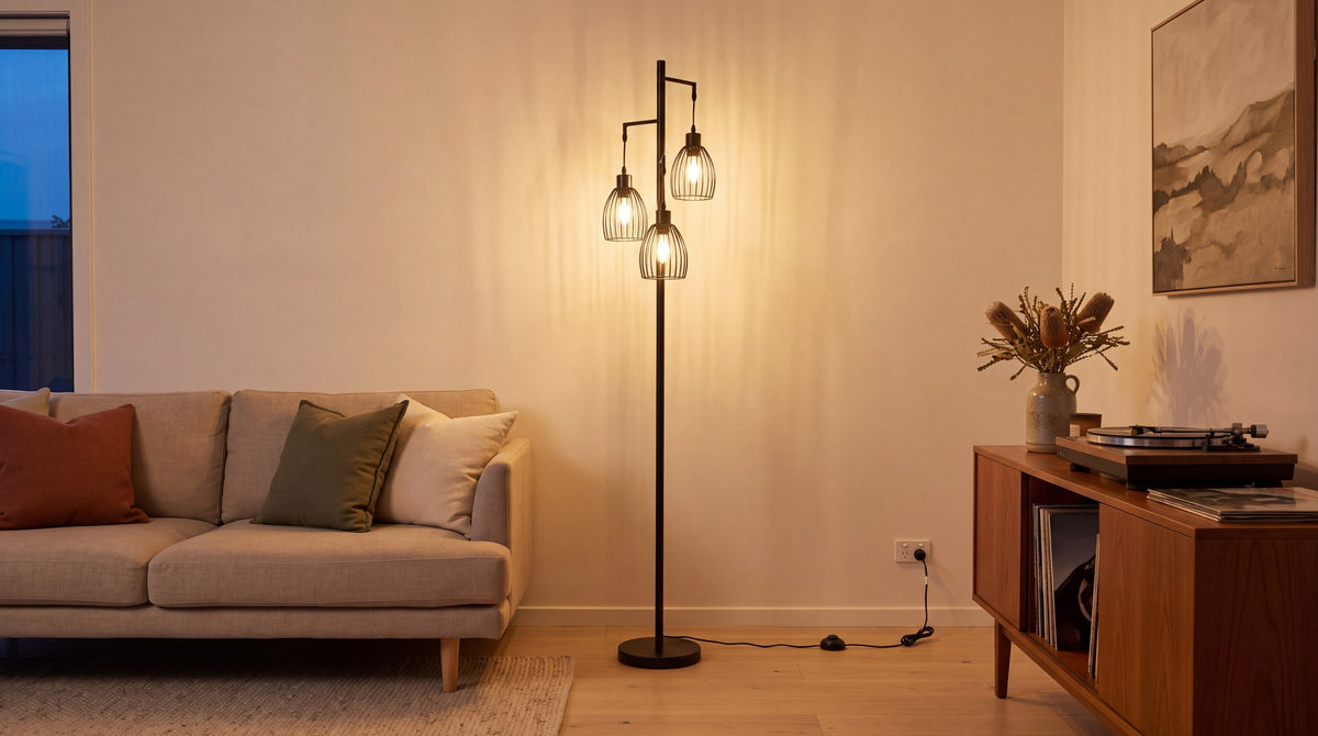 Standing lamp, standard lamp, floor lamp: three names for one object