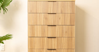 Reede Tallboy Oak - solid oak tallboy for NZ bedrooms