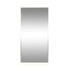 C&F Creation Aldren Aurelia Rectangular Full Length Mirror 200x100cm front view on white background showing full rectangular gold frame