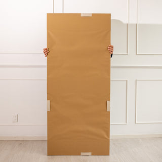 Rear view of the Branewood 180x80cm full-length mirror showing its secure backing design for safe wall mounting or floor placement. The mirror features a textured PS wood-look frame and 4mm clear glass, crafted for modern New Zealand interiors with a focus on durability and style.