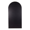Bastia Aurelia antique gold arched window full length mirror 200 x 100cm rear panel with welded hanging hooks