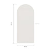 Clair Arched Backlit LED Full-Length Mirror | 180 x 80cm - Dimension Diagram