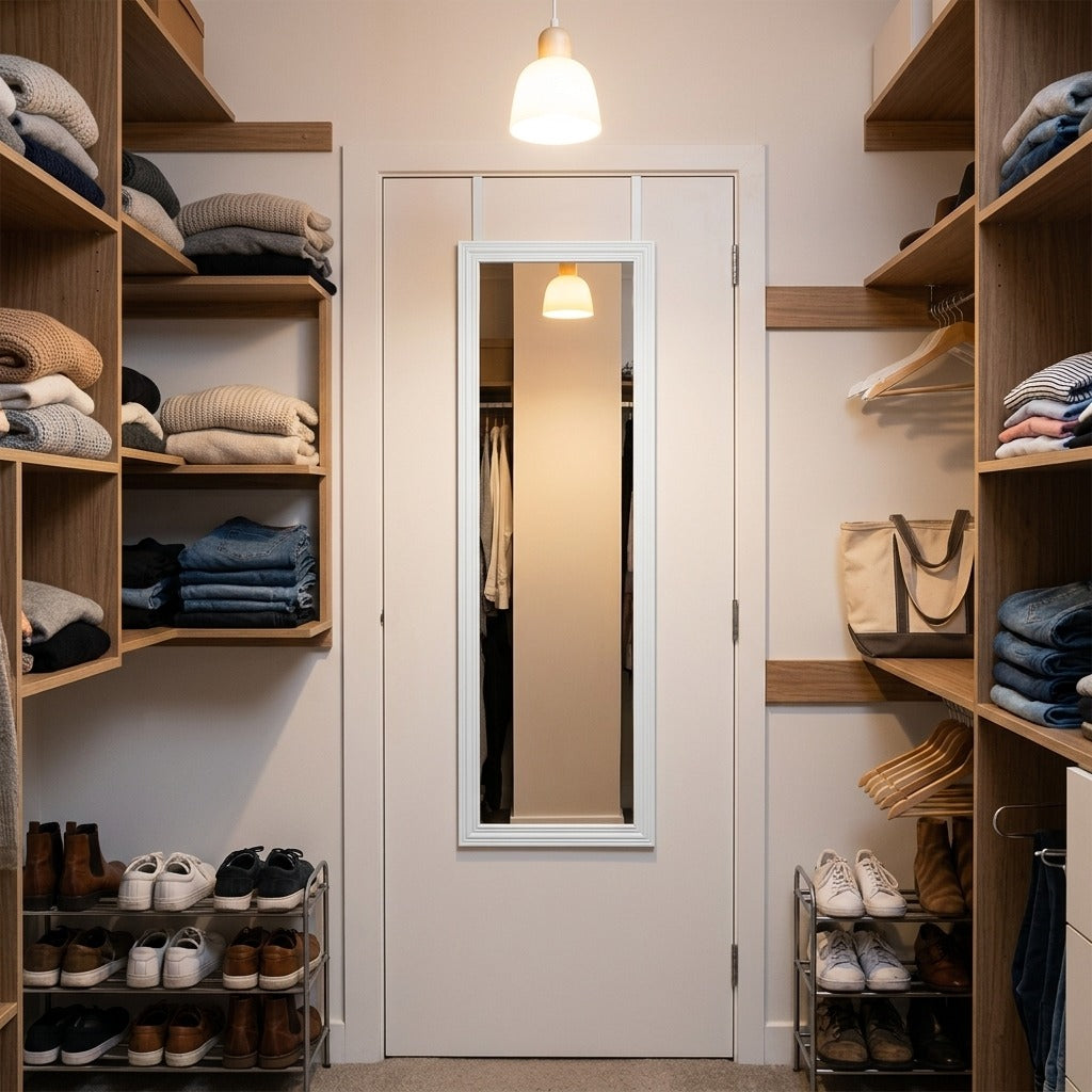 Elodie Over-the-Door Full-Length Mirror | 120 x 40cm — 01 Walk In Wardrobe