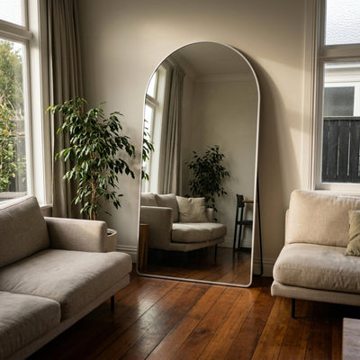 Magna Alba Arched Full-Length Mirror | 200 x 100cm — 04 Living Bright