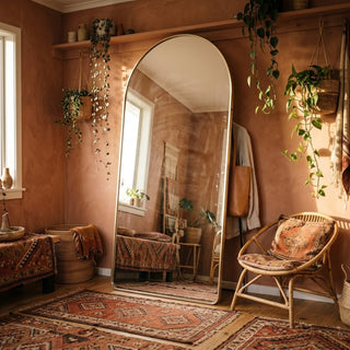 Magna Aurelia Arched Full-Length Mirror | 200 x 100cm — 03 Boho GoldenHour