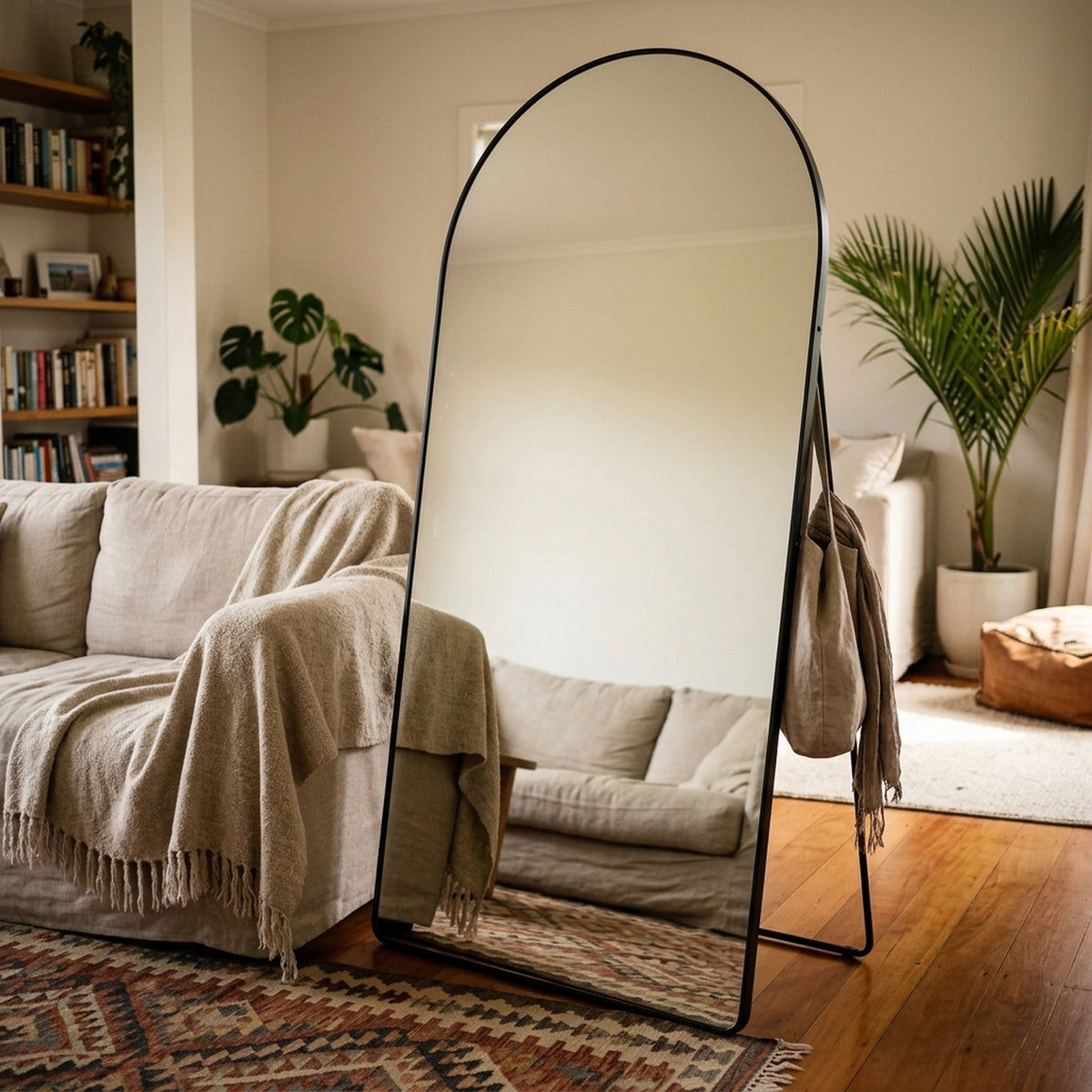 Magna X Arched Full-Length Mirror | 200 x 100cm — 04 Living Room Freestanding