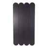 Ravel quad oval black cast iron full length mirror 200 x 100cm rear panels with welded hanging hooks