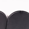 Ravel quad oval black cast iron full length mirror 200 x 100cm rear hook close up