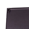 Tivoli X black rectangular window full length mirror 200 x 100cm rear corner with hanging hook