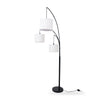 Trilogy 3-Light Floor Lamp full view from the side on white background