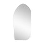 C&F Creation Cascade X Irregular Frameless Full Length Mirror 200x100cm front view on white background showing full irregular curved silhouette