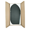 C&F Creation Cascade X Irregular Frameless Full Length Mirror 200x100cm packaging carton open showing MDF backing panel inside box