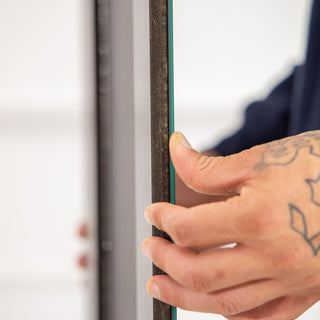 Eclipse Oval Frameless Full-Length Mirror | 180 x 40cm - C&F Creation