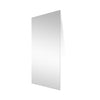 C&F Creation Gabriel Frameless Rectangular Full Length Mirror 180x80cm rear view on white background showing backing panel and mounting hardware