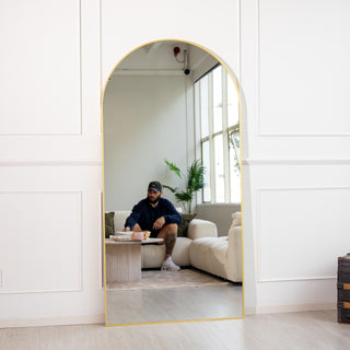 Grandeur Aurelia Arched Full-Length Floor Mirror | 200 x 100cm - C&F Creation