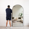 Grandeur X Arched Full-Length Floor Mirror | 200 x 100cm - C&F Creation