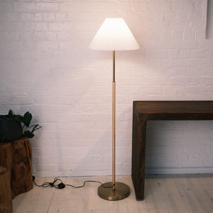 Luma Pleated Shade Floor Lamp