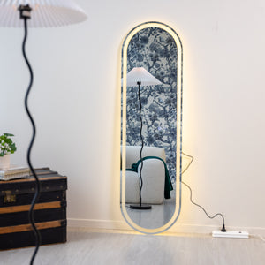 Lyra Oval LED Full-Length Mirror | 155 x 45cm