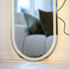 Lyra Oval LED Full-Length Mirror | 155 x 45cm - C&F Creation