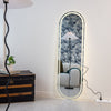 Lyra Oval LED Full-Length Mirror | 155 x 45cm - C&F Creation