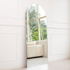 Rachelle Frameless Arched Floor Mirror | 180 x 80cm - C&F Creation