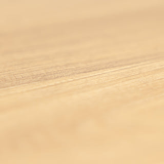 Close-up of the natural oak wood grain finish on the Raya six drawer tallboy. The smooth 15mm MDF board highlights its sturdy build, warm oak tone, and high-quality craftsmanship, perfect for modern bedroom or living room furniture styling.