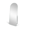 C&F Creation Svelte Alba Arched Full Length Mirror 160x60cm freestanding with stand front view on white background