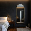 C&F Creation Svelte Aurelia Arched Full Length Mirror 160x60cm gold arched mirror wall mounted in hotel room