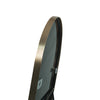 C&F Creation Svelte Aurelia Arched Full Length Mirror 160x60cm rear view with freestanding stand on white background