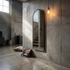 C&F Creation Svelte X Arched Full Length Mirror 160x60cm against industrial concrete wall