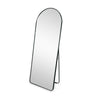 C&F Creation Svelte X Arched Full Length Mirror 160x60cm freestanding with stand front view on white background