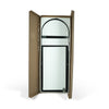 C&F Creation Svelte X Arched Full Length Mirror 160x60cm packaging carton open showing mirror front securely packed