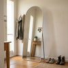 C&F Creation Titan Alba Arched Full Length Mirror 180x80cm freestanding with stand in hallway