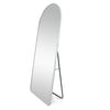 C&F Creation Titan Alba Arched Full Length Mirror 180x80cm freestanding with stand front view on white background