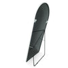 C&F Creation Titan Alba Arched Full Length Mirror 180x80cm rear view with freestanding stand on white background
