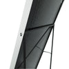 C&F Creation Titan Alba Arched Full Length Mirror 180x80cm rear angle on white background showing backing and stand