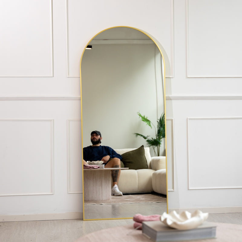 Titan Aurelia Arched Full-Length Mirror | 180 x 80cm - C&F Creation
