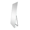 C&F Creation Zenith Alba Rectangular Full Length Mirror 180x80cm front view on white background showing full rectangular white frame