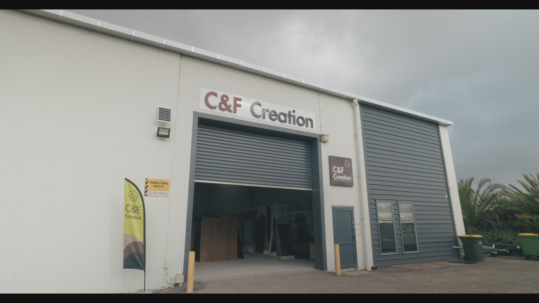 Video tour of the C&F Creation Albany Showroom in Rosedale, Auckland